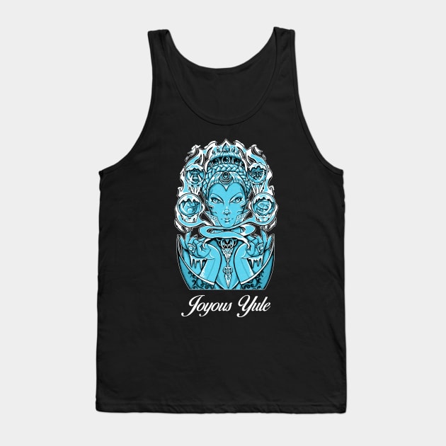 The Snow Queen - Joyous Yule Tank Top by Nat Ewert Art